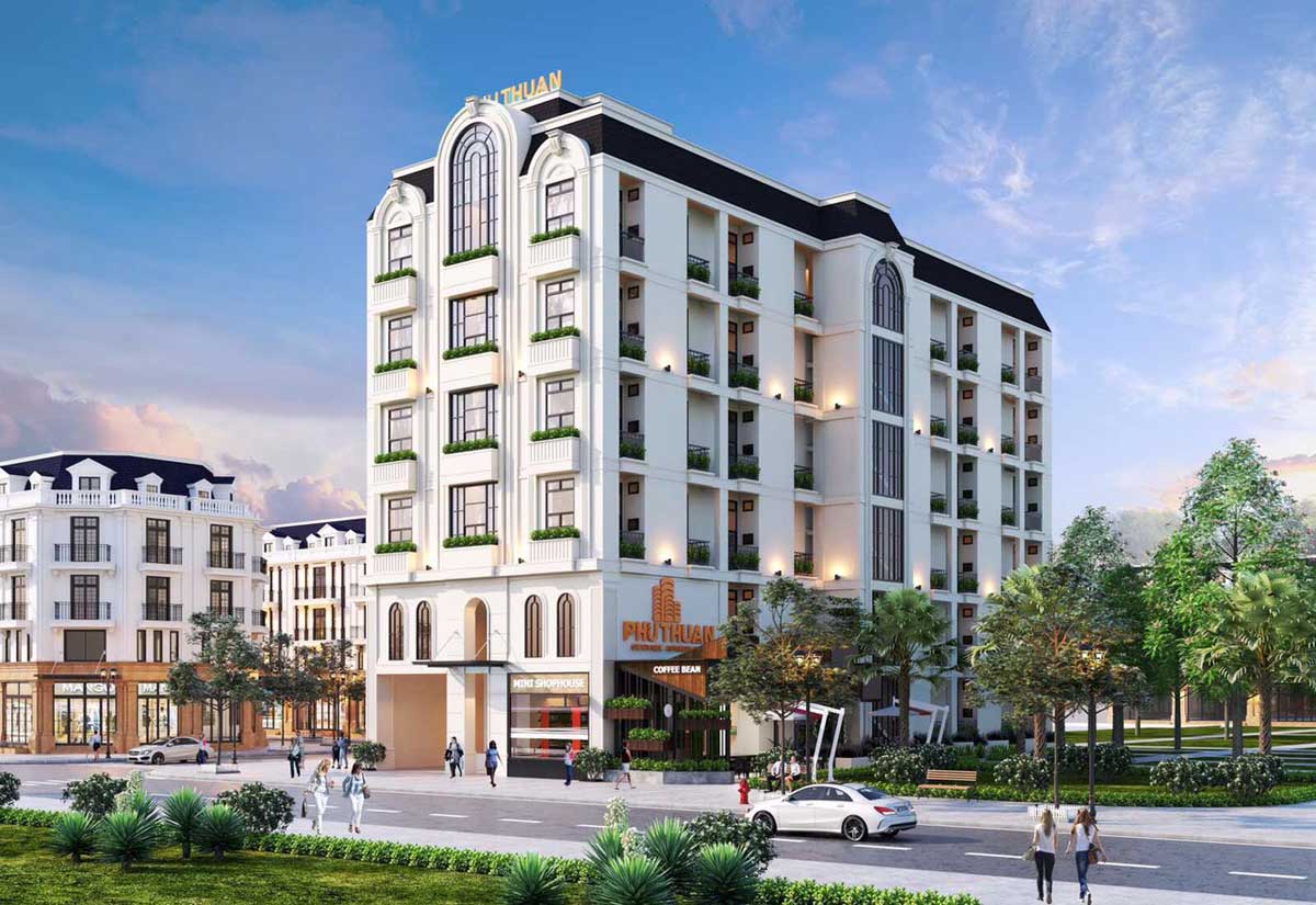 Phối cảnh Khu Nhà ở dịch vụ Phú Thuận Quận 7 Phối cảnh Khu Nhà ở dịch vụ Phú Thuận Quận 7