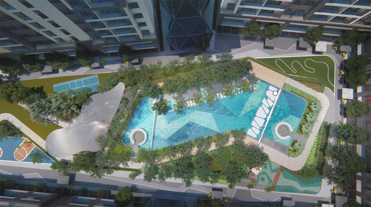 Hồ bơi tràn bờ Dự án Căn hộ Anderson Park Bình Dương Hồ bơi tràn bờ Dự án Căn hộ Anderson Park Bình Dương