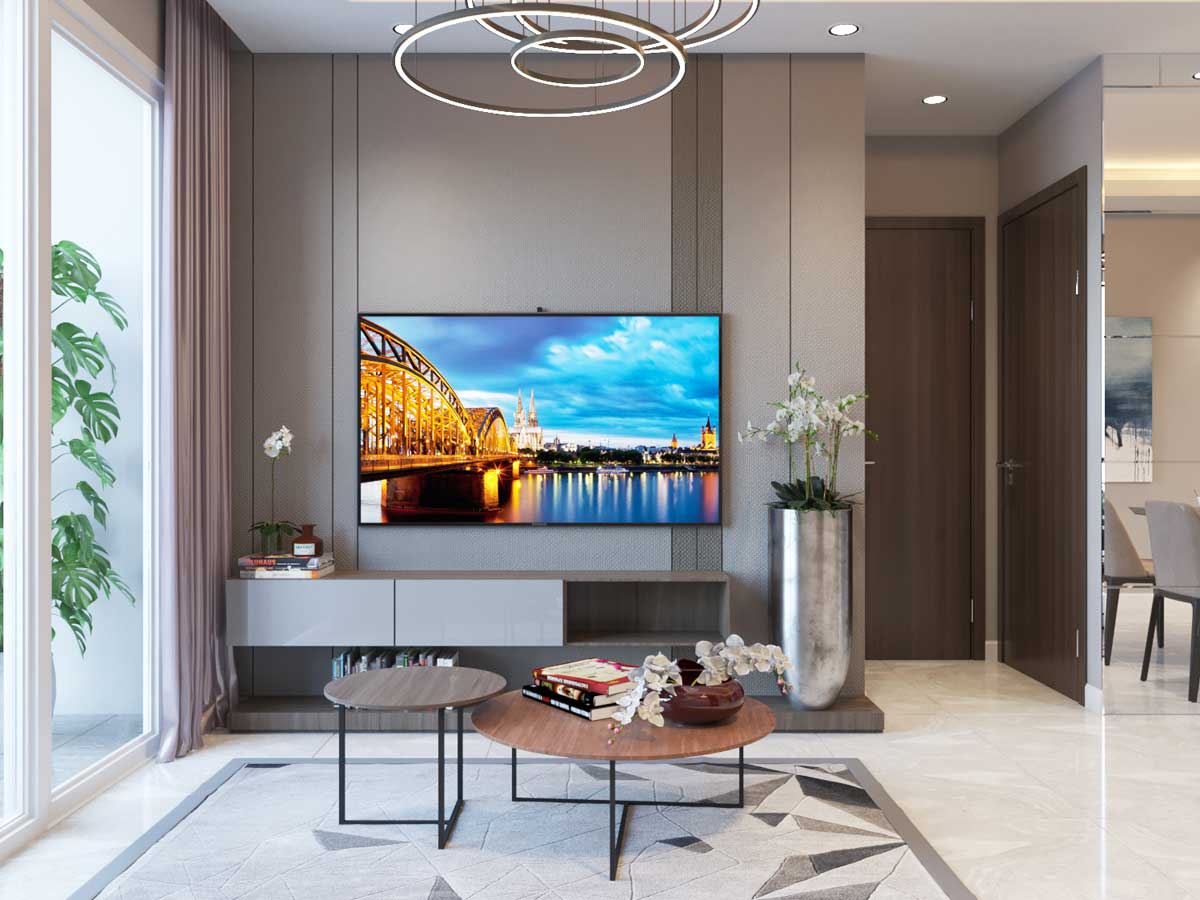 ke tivi phong khach Can ho Parkview Apartment - PARKVIEW IRIS TOWER