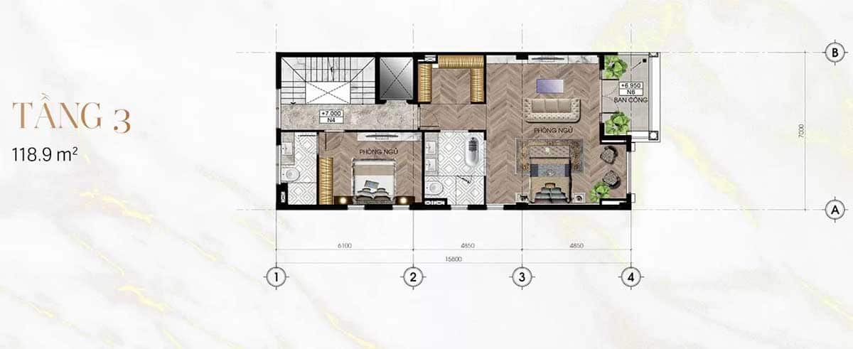 mat bang tang 3 Sunlake Shop Villas - SUNLAKE SHOP VILLAS