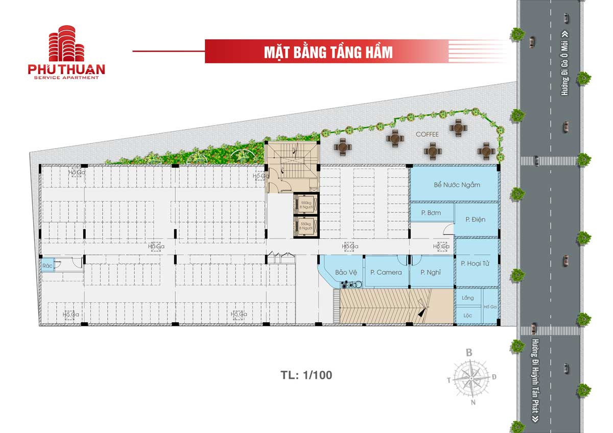 KHU NHÀ Ở DỊCH VỤ PHÚ THUẬN QUẬN 7 mat bang tang ham khu nha o dich vu phu thuan quan 7 - KHU NHÀ Ở DỊCH VỤ PHÚ THUẬN QUẬN 7