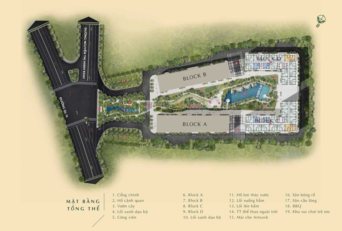 Mặt bằng Tổng thể Dự án Anderson Park Bình Dương Mặt bằng Tổng thể Dự án Anderson Park Bình Dương