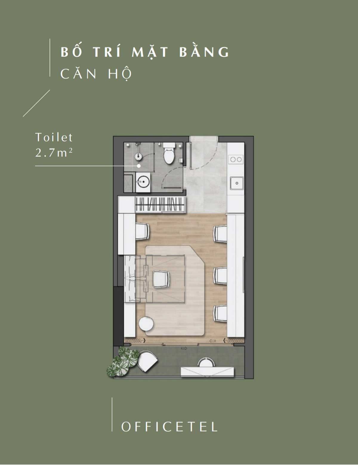 Thiết kế Căn hộ Officetel Anderson Park Bình Dương Thiết kế Căn hộ Officetel Anderson Park Bình Dương