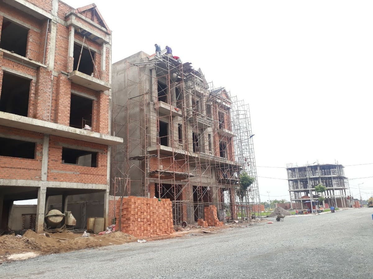 Tiến độ xây dựng Shophouse Valerich Nhơn Trạch Tiến độ xây dựng Shophouse Valerich Nhơn Trạch