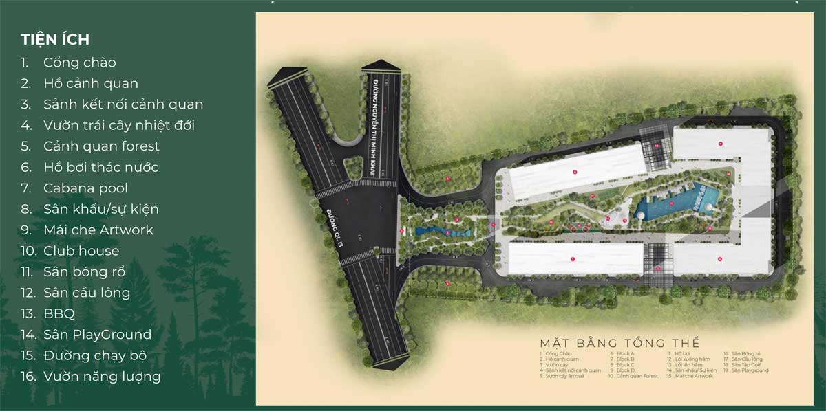 Tiện ích Dự án Căn hộ Anderson Park Bình Dương Tiện ích Dự án Căn hộ Anderson Park Bình Dương