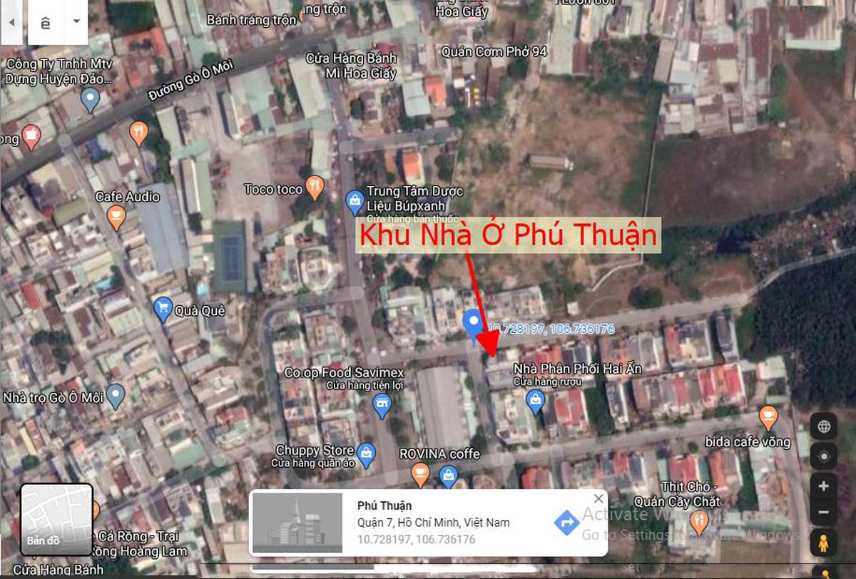 Vị trí Khu Nhà ở dịch vụ Phú Thuận Quận 7 Vị trí Khu Nhà ở dịch vụ Phú Thuận Quận 7