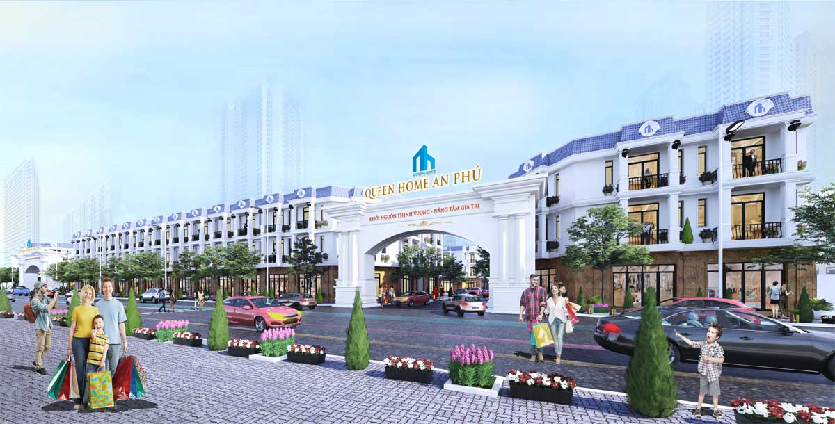 Cổng Dự án Queen Home An Phú Cổng Dự án Queen Home An Phú