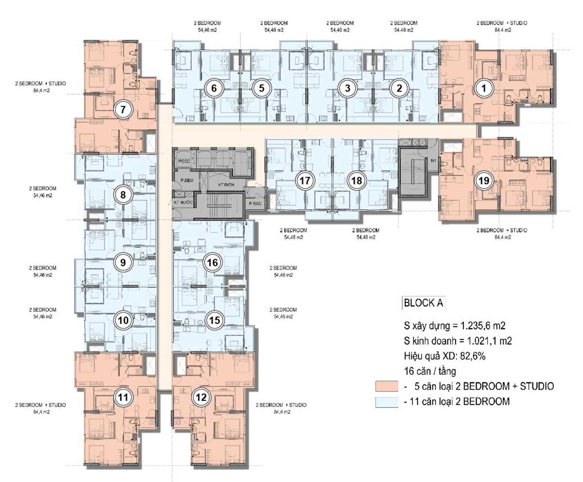 Mặt bằng Tầng điển hình Block A Dự án Căn hộ City Gate 5 Bình Chánh Mặt bằng Tầng điển hình Block A Dự án Căn hộ City Gate 5 Bình Chánh