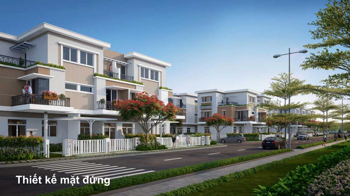 Phối cảnh Nhà phố Lovera Premier Phối cảnh Nhà phố Lovera Premier