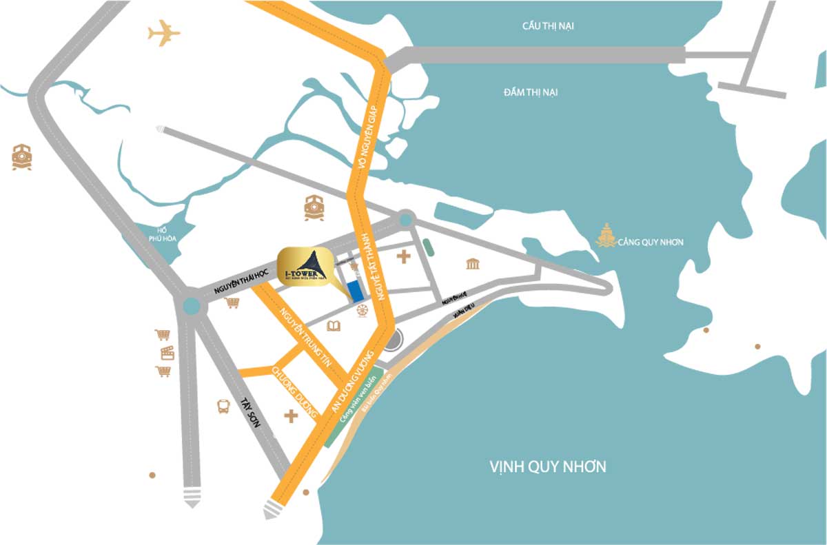 Vị trí Dự án Căn hộ I Tower Quy Nhơn Vị trí Dự án Căn hộ I Tower Quy Nhơn