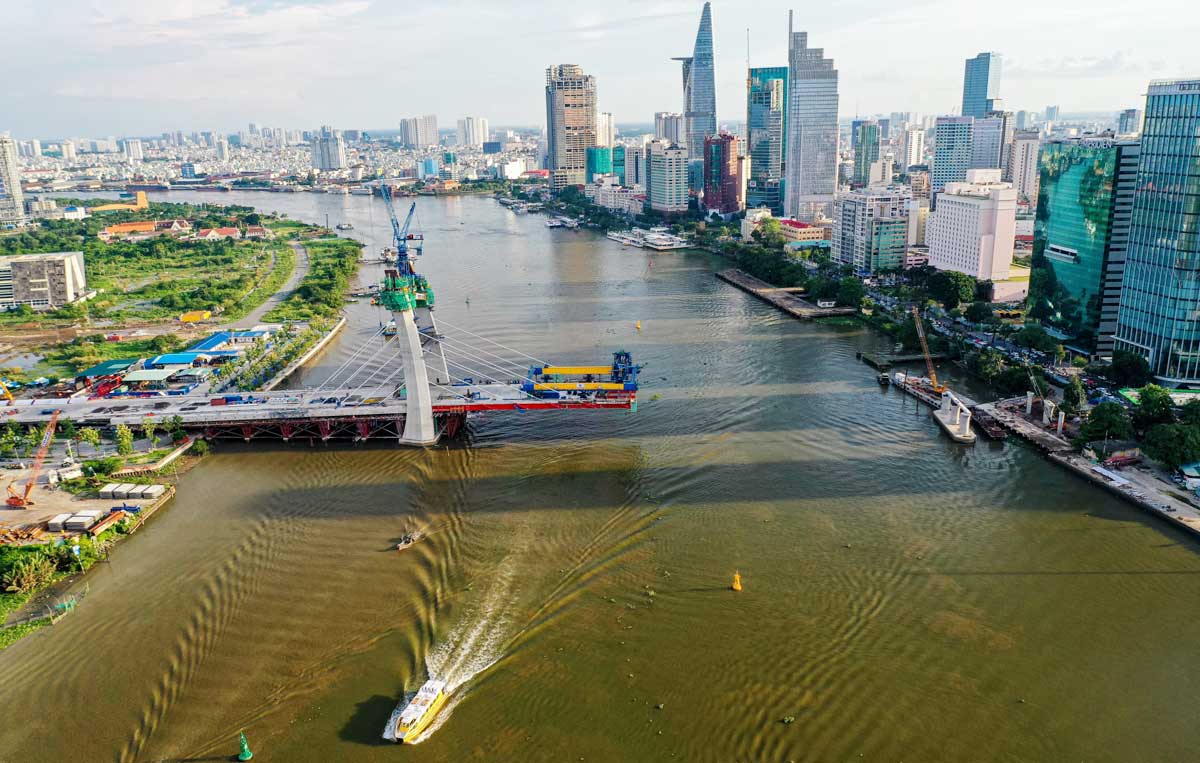 Tiến độ Thi công Cầu Thủ Thiêm 2 mới Nhất năm 2021 cau thu thiem 2 moi nhat 2020 - Tiến độ Thi công Cầu Thủ Thiêm 2 mới Nhất năm 2021