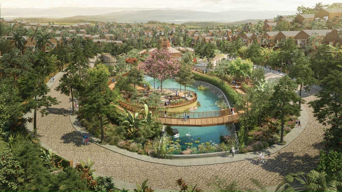 Hồ trung tâm Dự án La Nature Bảo Lộc Hồ trung tâm Dự án La Nature Bảo Lộc