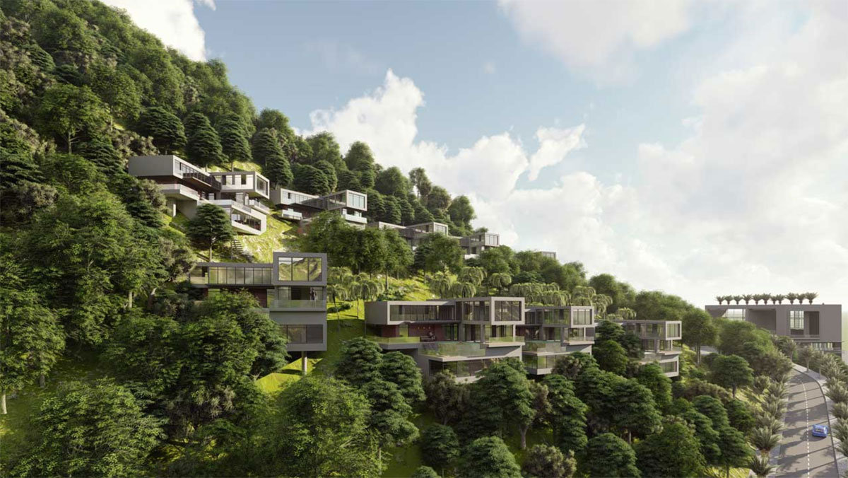 Phối cảnh Biệt thự Đồi La Nature Bảo Lộc Phối cảnh Biệt thự Đồi La Nature Bảo Lộc