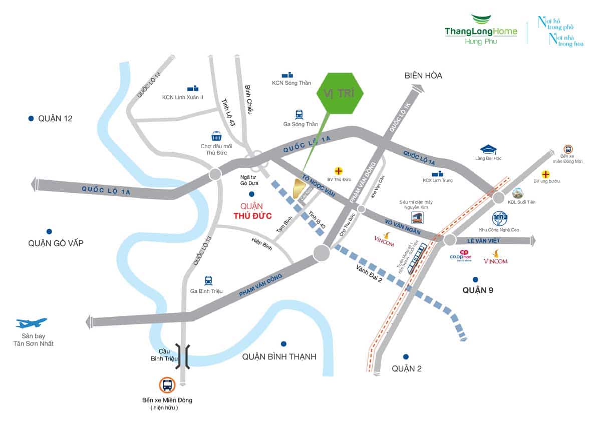 Vị trí Dự án Căn hộ Chung cư Dragon Sky View Quận 9 Vị trí Dự án Căn hộ Chung cư Dragon Sky View Quận 9