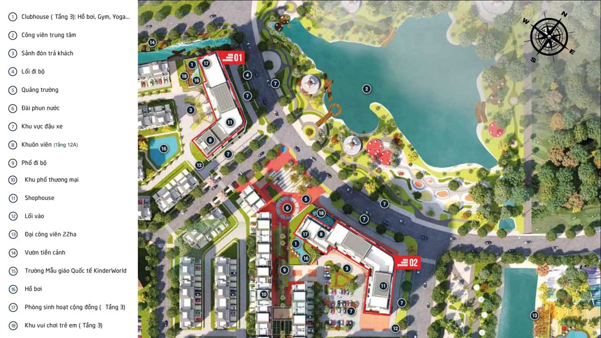 Hệ thống tiện ích nội khu River Garden Residences Hệ thống tiện ích nội khu River Garden Residences