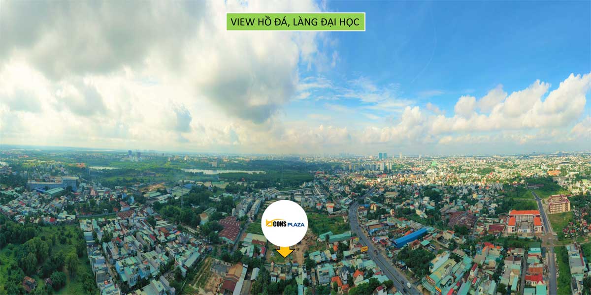 Bcons Plaza bcons plaza view ho da va lang dai hoc - Bcons Plaza