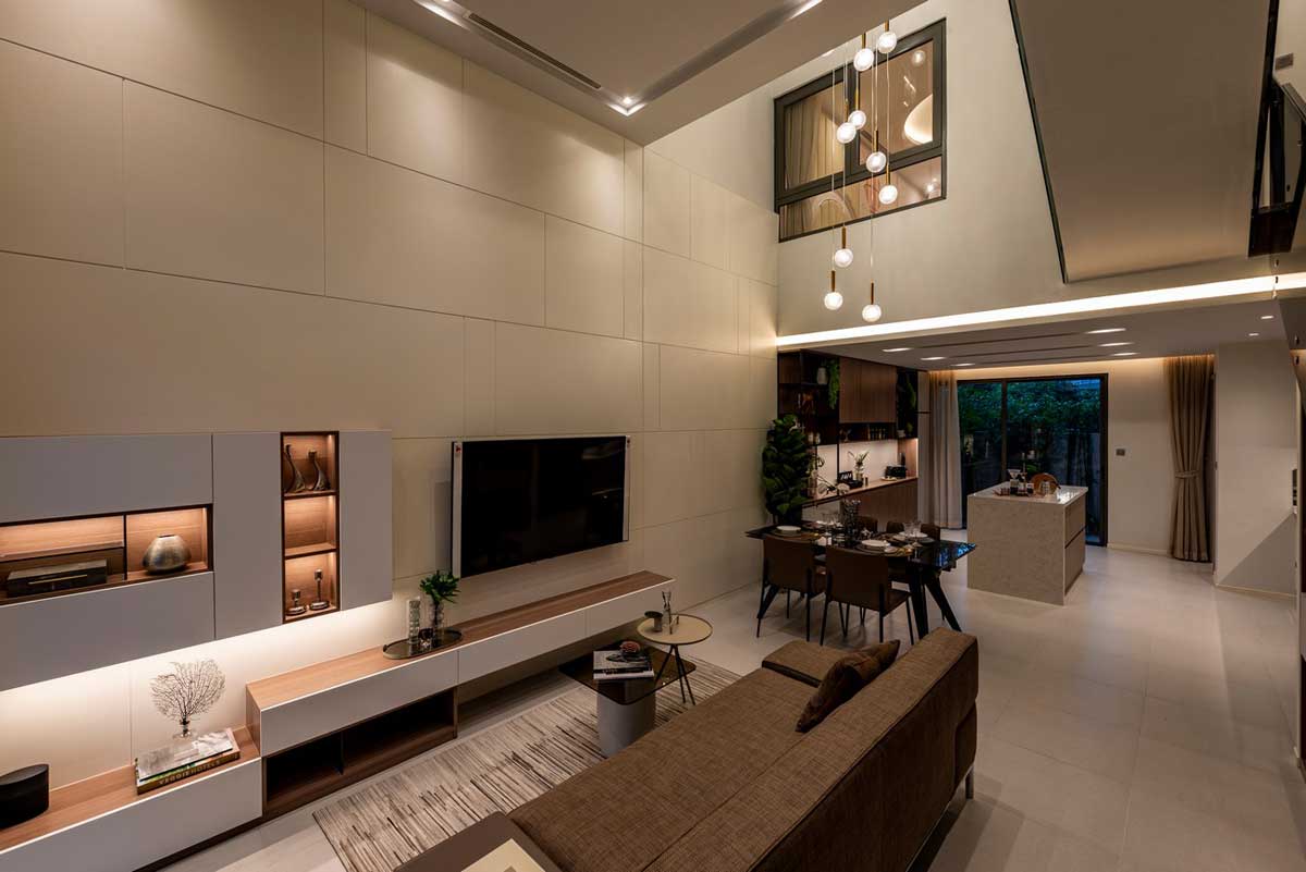 khu vuc sofa phong khach nha pho the standard binh duong - The Standard&nbsp;Central Park