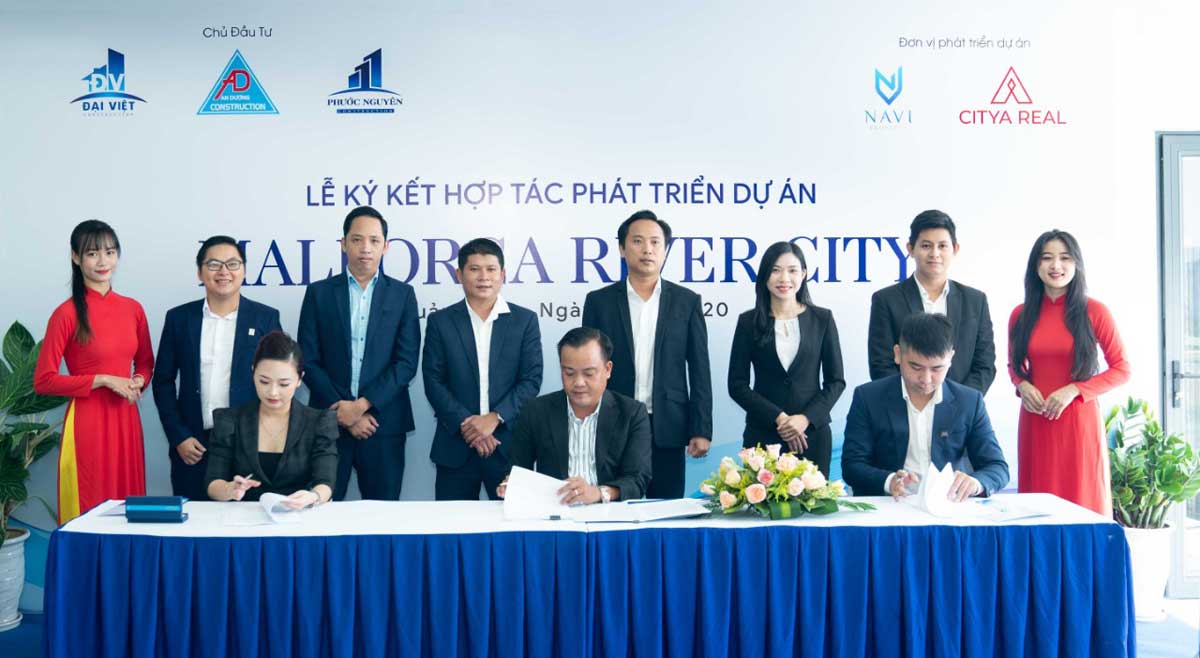 Lễ ký kết hợp tác phát triển Dự án Mallorca River City Lễ ký kết hợp tác phát triển Dự án Mallorca River City