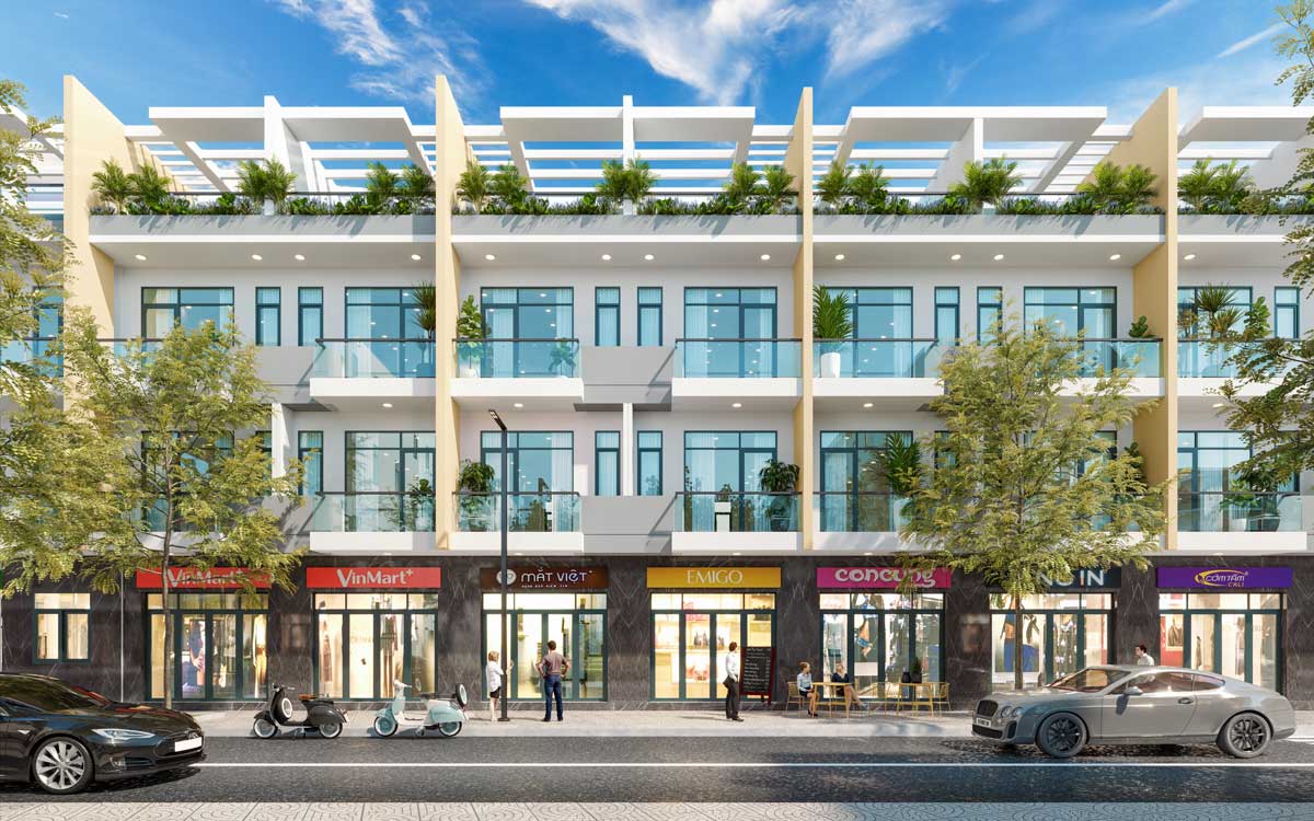 Phối cảnh Nhà phố Bcons Plaza Phối cảnh Nhà phố Bcons Plaza