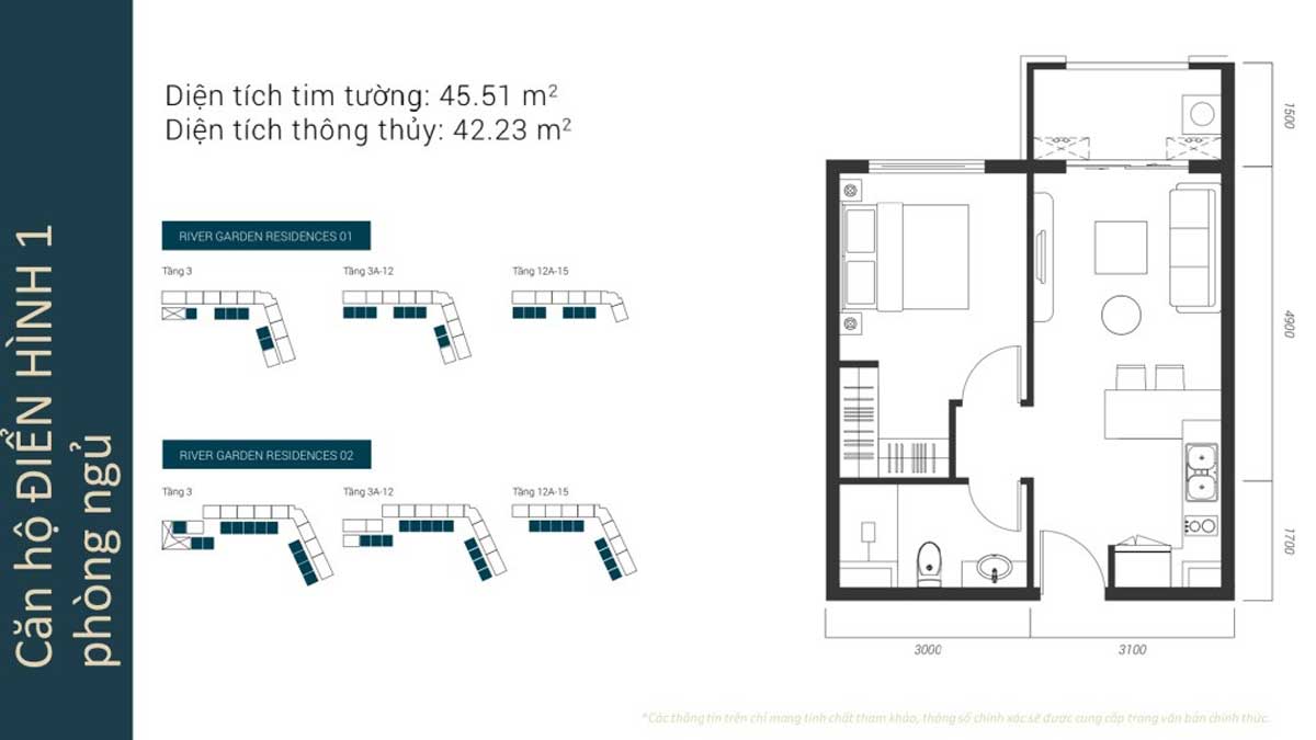 Thiết kế Căn 1PN Thiết kế Căn 1PN