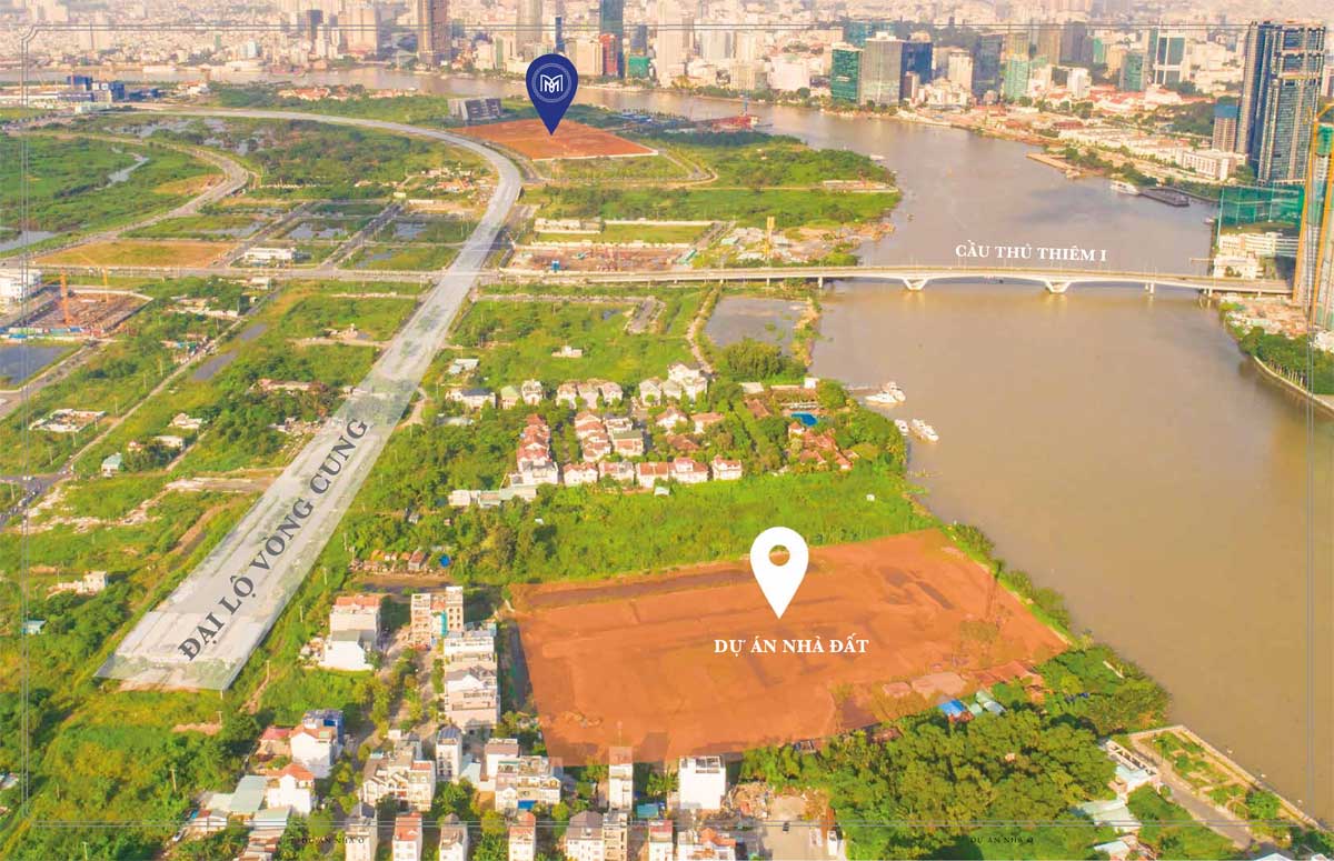Vị trí Biệt thự Villa Veneta Thủ Thiêm Quận 2 Vị trí Biệt thự Villa Veneta Thủ Thiêm Quận 2