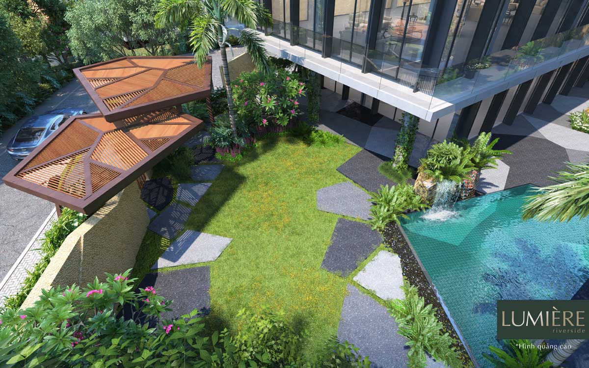 ho boi cong vien noi khu lumiere riverside - MASTERI LUMI&Egrave;RE RIVERSIDE