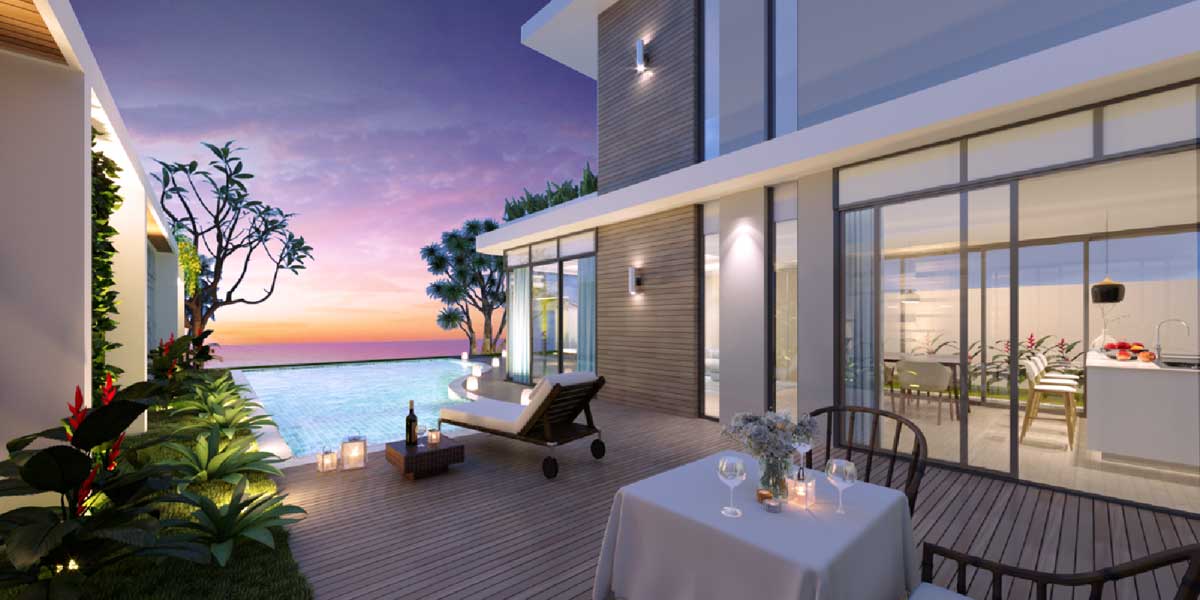 Ho boi Biet thu Villas Fusion Ho Tram Strip - IXORA HỒ TR&Agrave;M