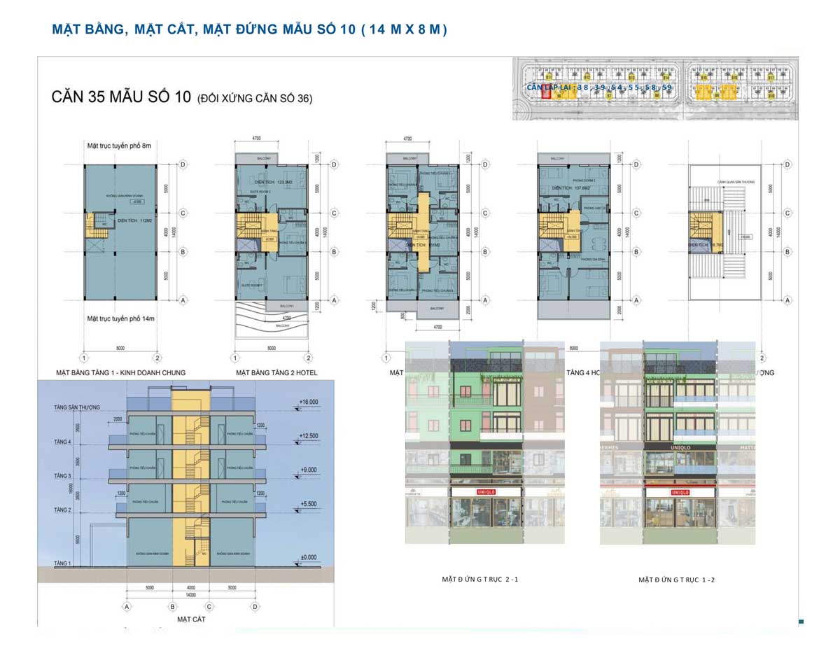 Thiet ke can 10 Shophouse Selavia Phu Quoc - SELAVIA PH&Uacute; QUỐC