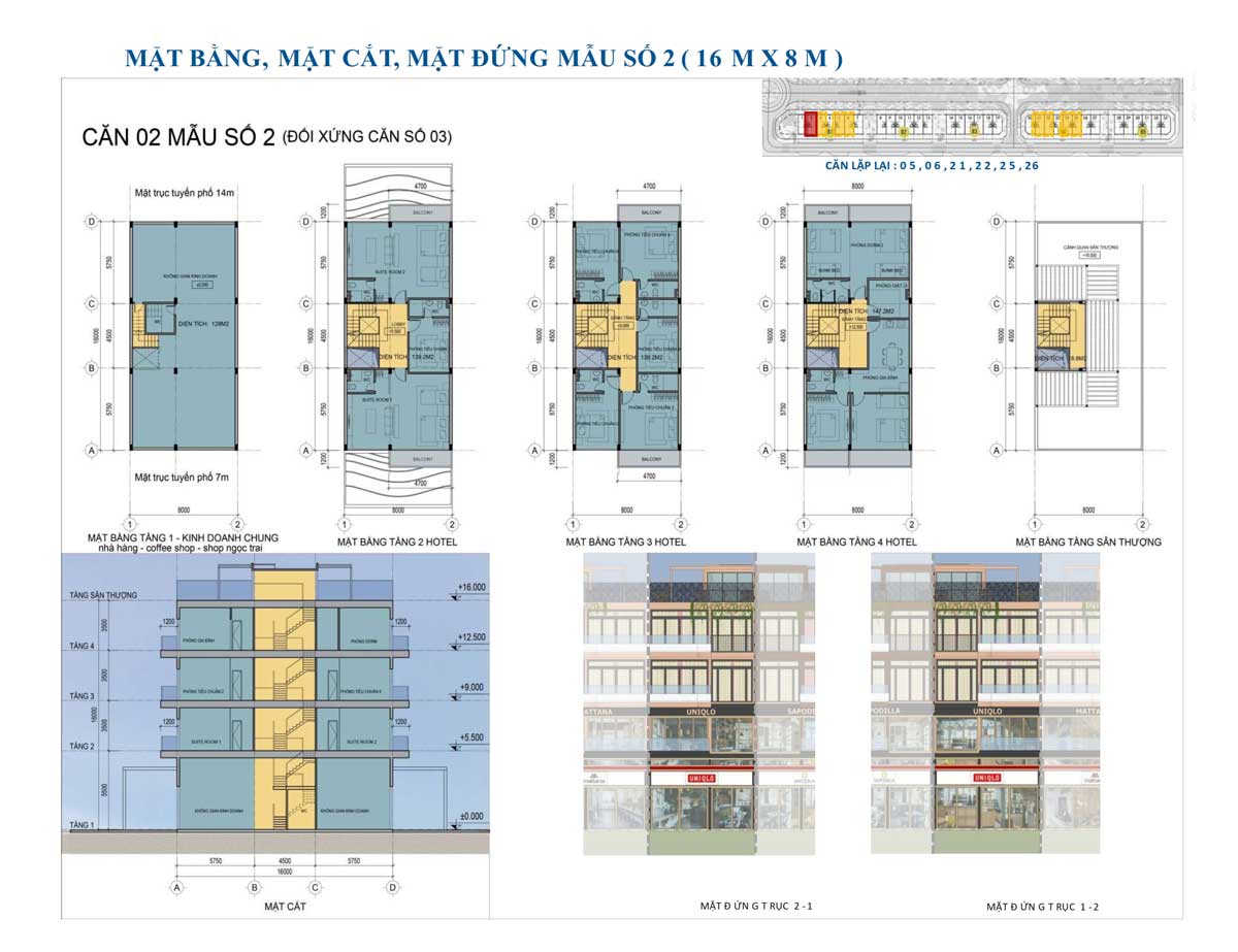 Thiet ke can 2 Shophouse Selavia Phu Quoc - SELAVIA PH&Uacute; QUỐC