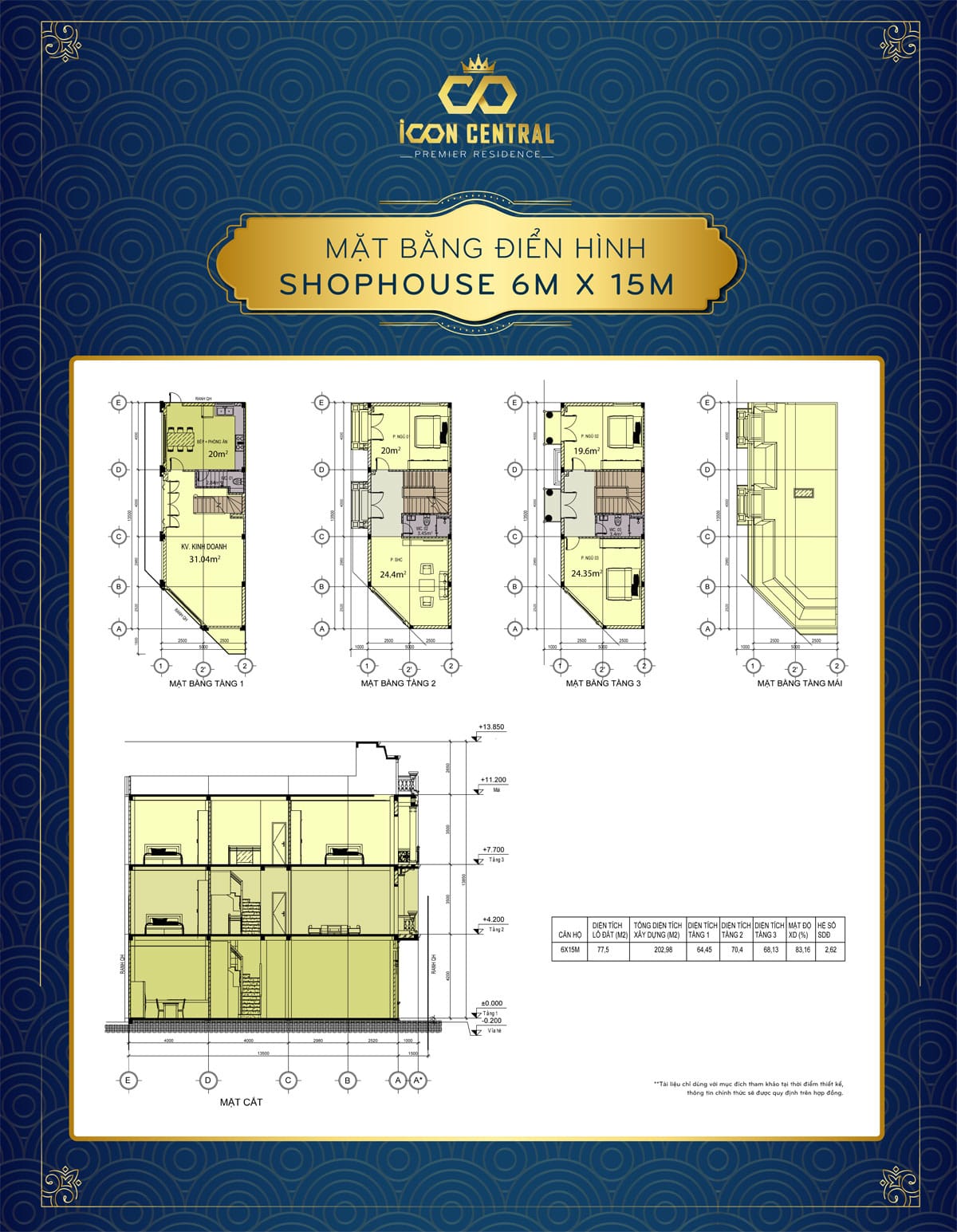 mat bang dien hinh shophouse di an 6x 15m icon central - SHOPHOUSE DĨ AN B&Igrave;NH DƯƠNG