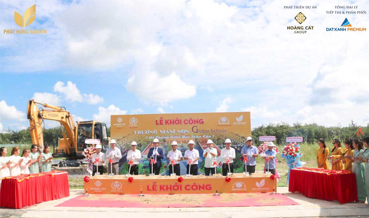 Lễ khởi công trường mầm non Global School tại Phúc Hưng Golden Bình Phước Lễ khởi công trường mầm non Global School tại Phúc Hưng Golden Bình Phước