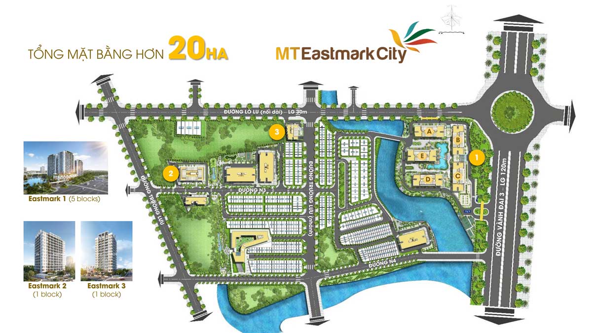 Mặt bằng Dự &aacute;n Căn hộ MT Eastmark City Quận 9 Th&agrave;nh phố Thủ Đức