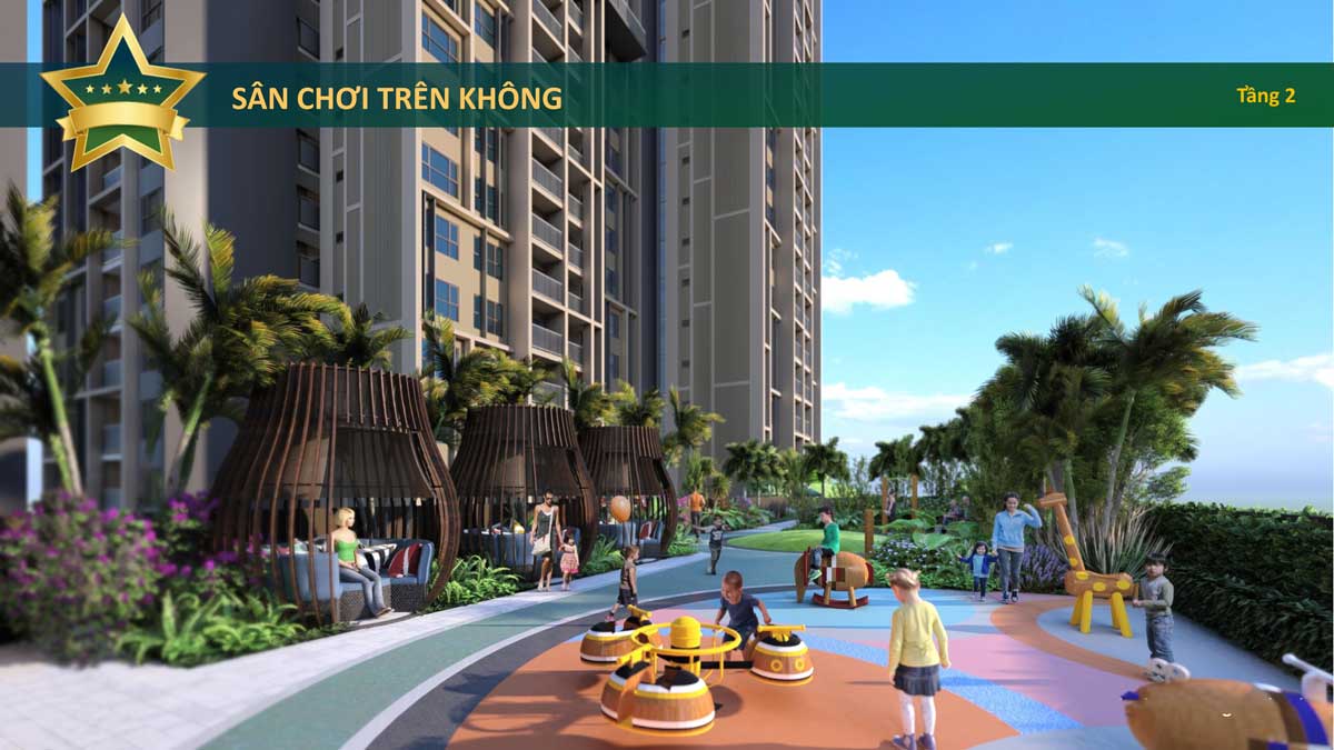 San choi tren khong Celesta Heights Nha Be - Celesta Heights Nh&agrave; B&egrave;