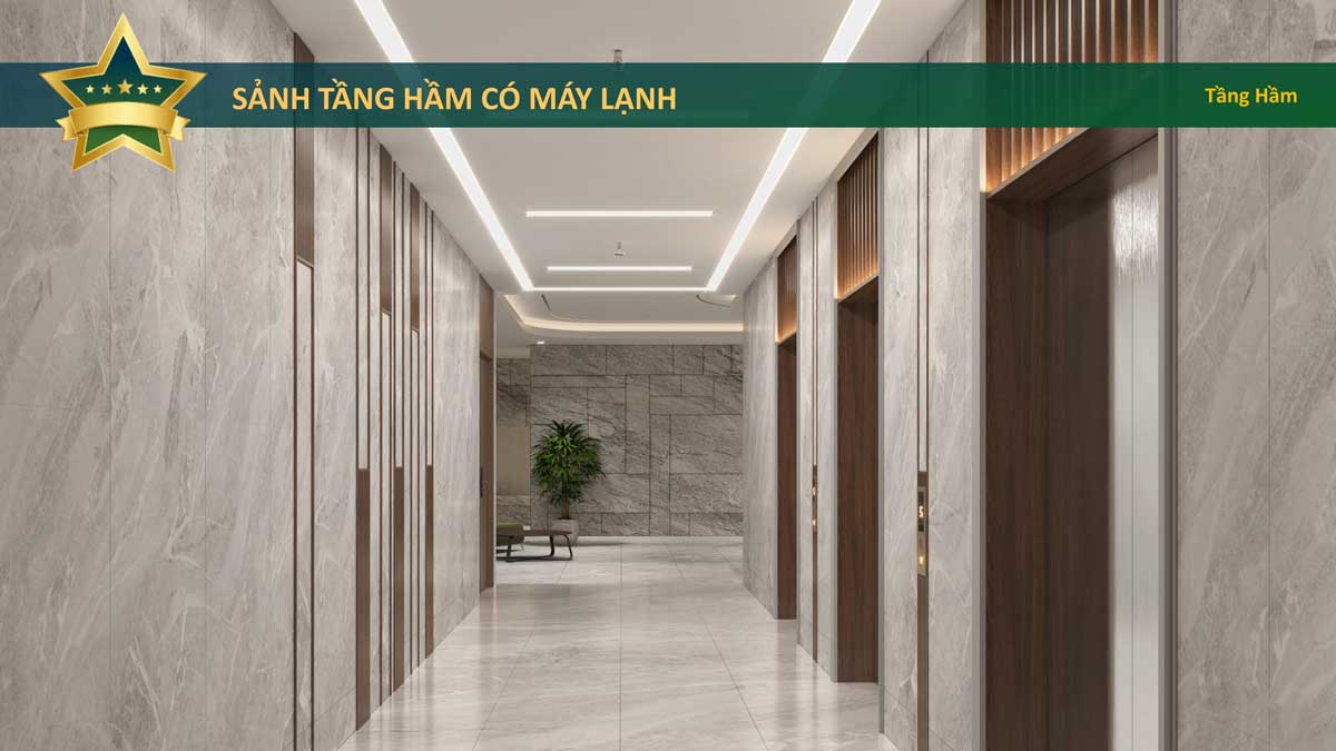 Sanh thang may tang ham Celesta Heights Nha Be - Celesta Heights Nh&agrave; B&egrave;