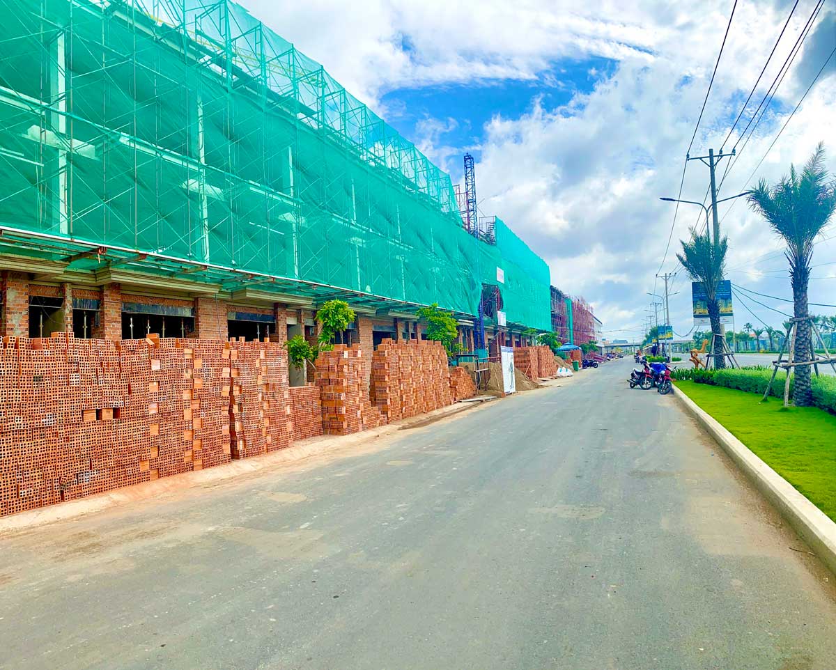 Tien do thi cong Du an KDT The Sol City Long An Thang 06 Nam 2021 Moi nhat - The Sol City