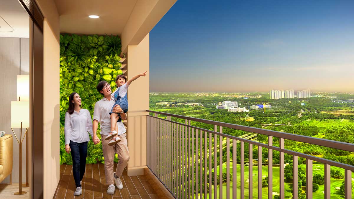 Ban cong Du an Can ho Opal CityView Binh Duong - Opal Cityview