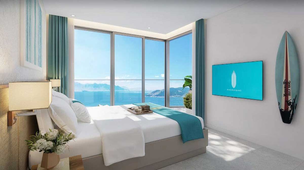 Phong ngu view bien Can ho Ancruising Nha Trang - Ancruising Nha Trang