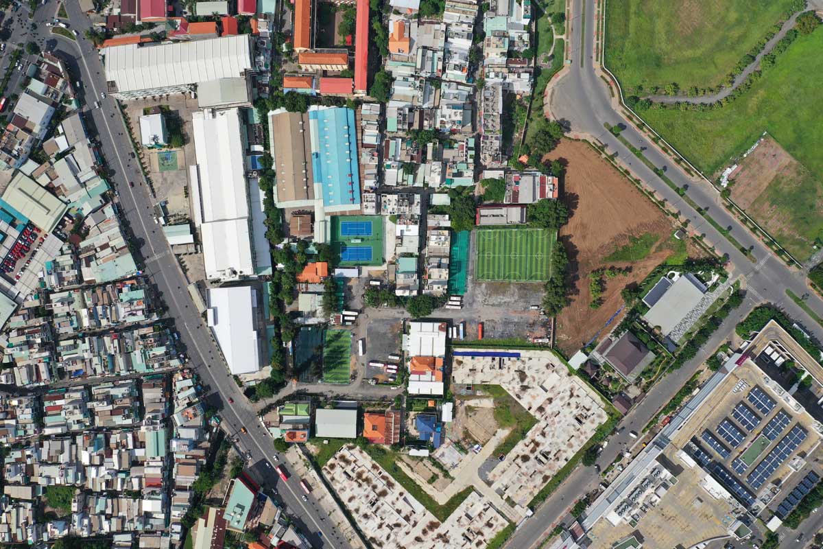 Moonlight Centre Point Flycam Tien do thi cong Du an Moonlight Centre Point thang 8 nam 2021 - Moonlight Centre Point