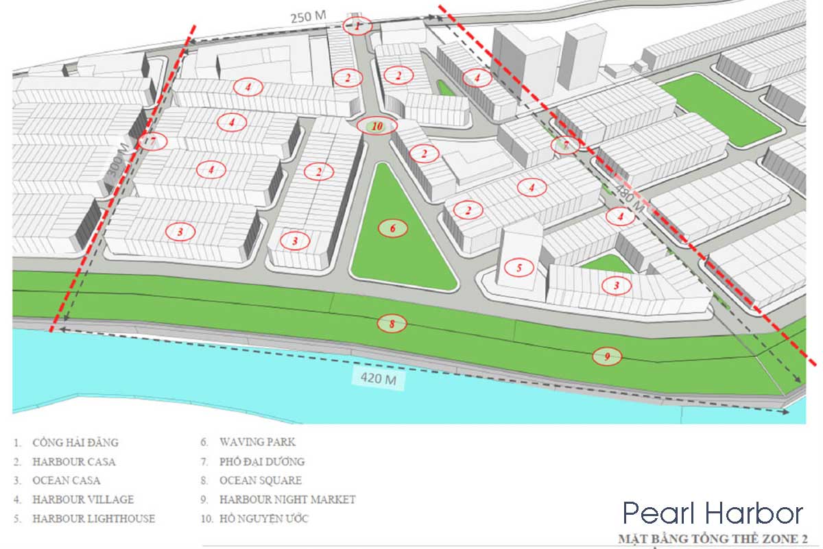 Mặt bằng Phân khu Pearl Harbor tại Dự án Lagi New City Mặt bằng Phân khu Pearl Harbor tại Dự án Lagi New City