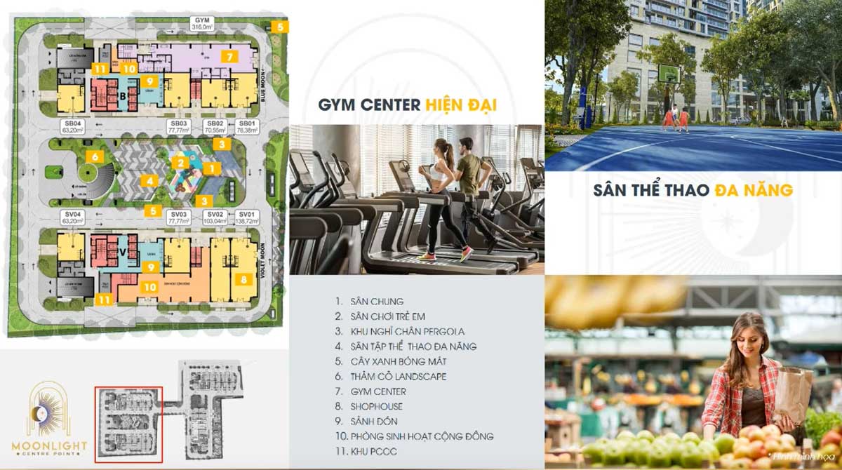 Hệ thống Tiện ích Dự án Moonlight Centre Point Bình Tân Hệ thống Tiện ích Dự án Moonlight Centre Point Bình Tân