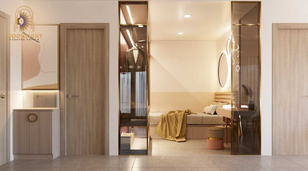 Moonlight Centre Point cua phong ngu master can ho 1pn moonlight centre point - Moonlight Centre Point