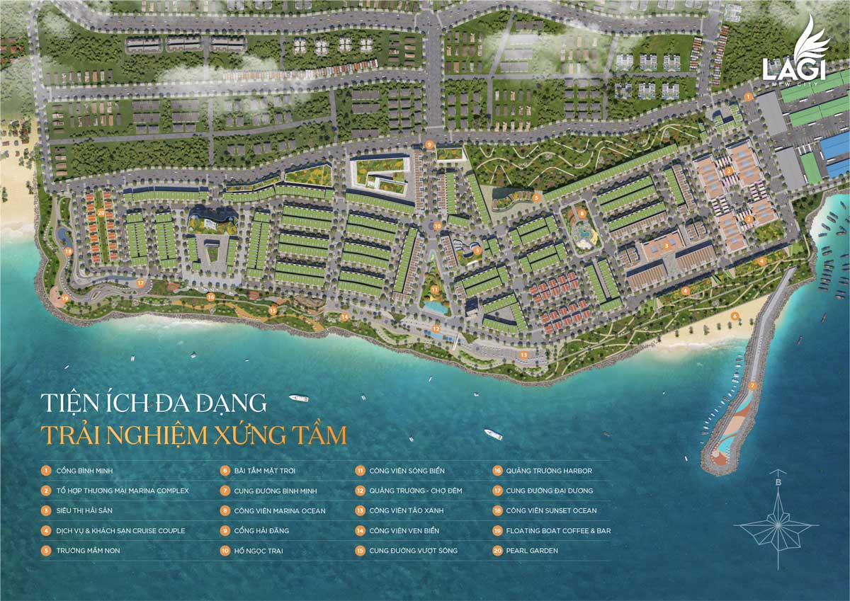 Hệ thống tiện ích trải nghiệm xứng tầm tại Lagi New City Hệ thống tiện ích trải nghiệm xứng tầm tại Lagi New City