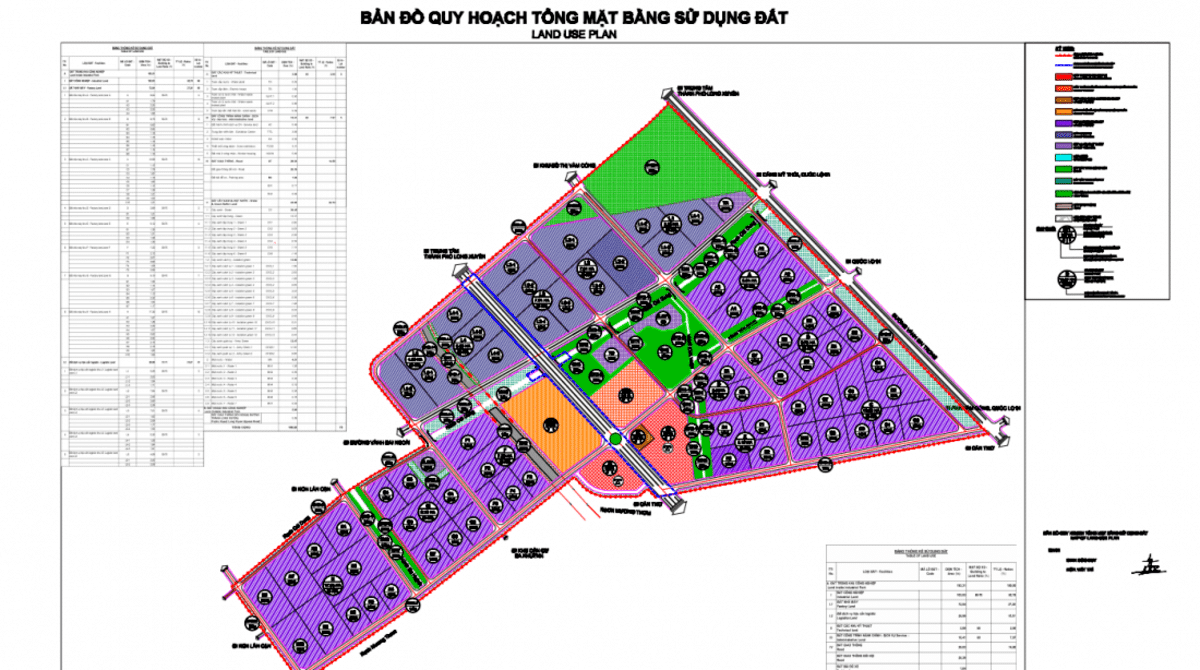 Mặt bằng KCN Vàm Cống An Giang