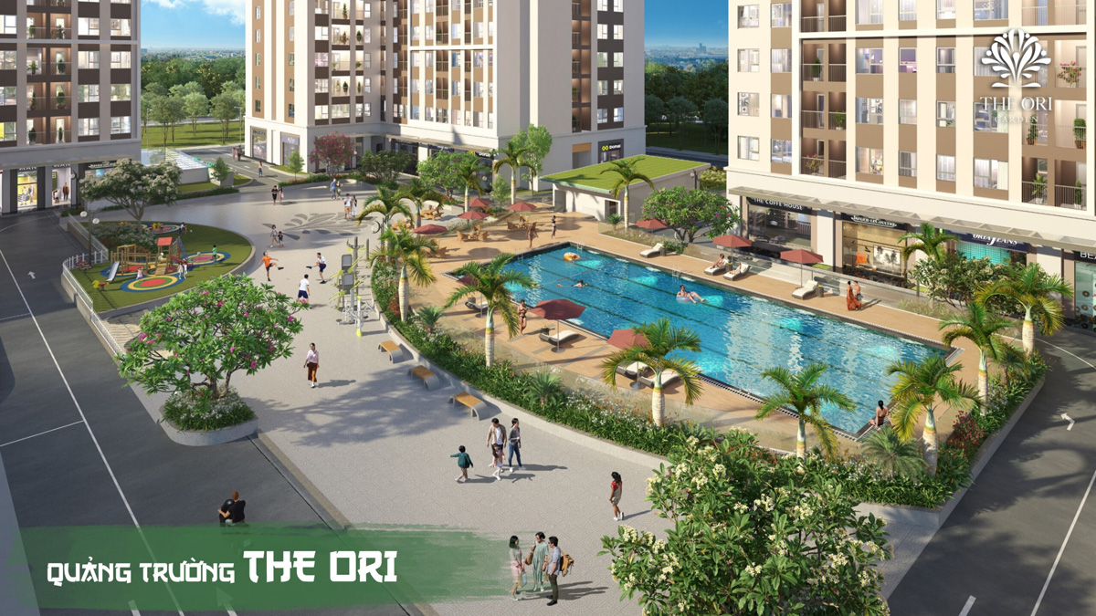 Quảng trường The Ori Dự án Căn hộ The Ori Garden Đà Nẵng Quảng trường The Ori Dự án Căn hộ The Ori Garden Đà Nẵng