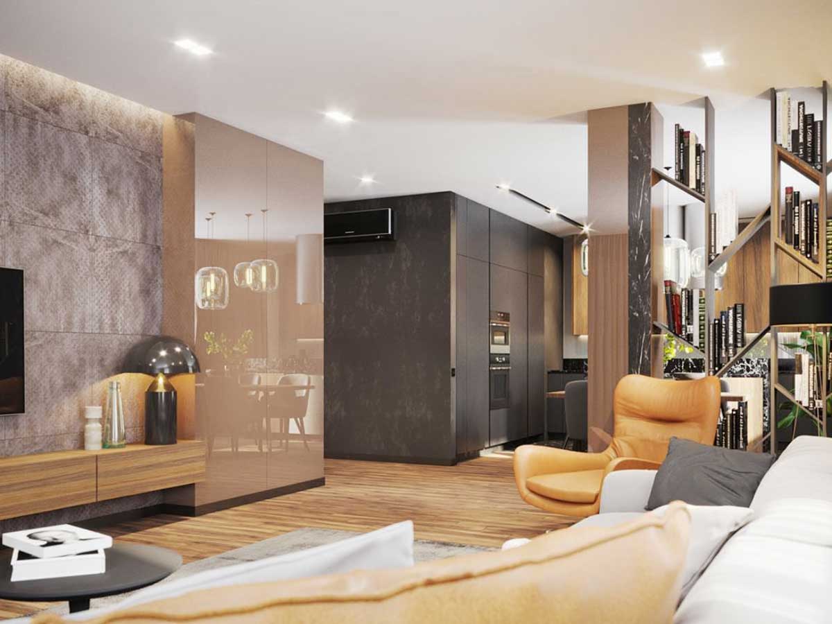 Urban Green Phong khach Can ho Urban Green - Urban Green