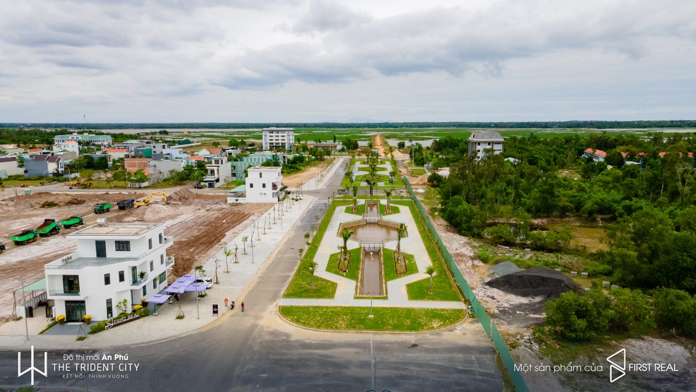 The Trident City Tien do thi cong Du an The Trident City Tam Ky Moi Nhat - The Trident City