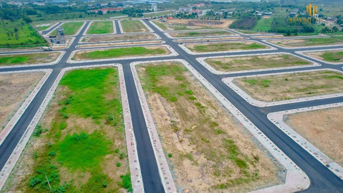 Tien do thi cong Khu Dan Cu Quoc Linh Diamond City Long An - Khu D&acirc;n Cư Quốc Linh