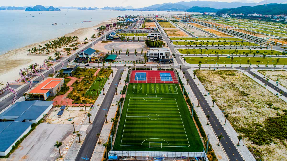 Tien do thi cong khu the thao Du an Khu do thi Phuong Dong Van Don Quang Ninh - GK88 cung cấp nhiều loại hình cá cược đa dạng như: Thể thao, casino, bắn cá, đá gà Phương Đ&ocirc;ng V&acirc;n Đồn