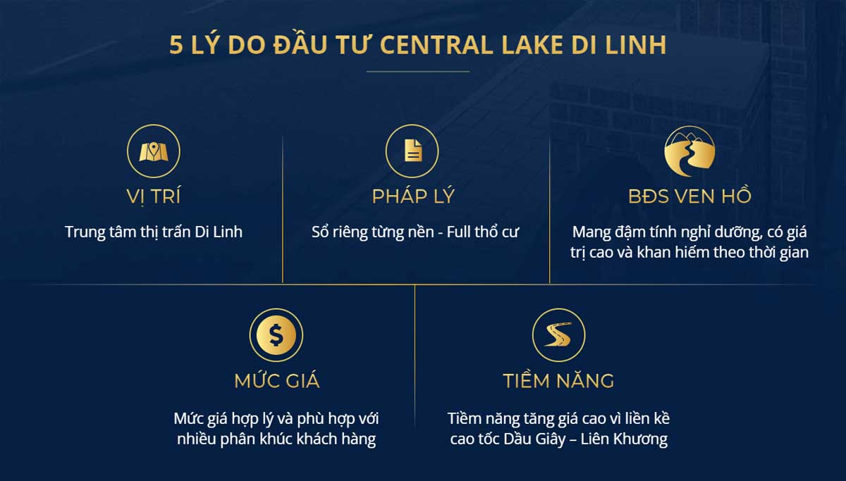 Lý do mua Dự án Central Lake Di Linh Lý do mua Dự án Central Lake Di Linh