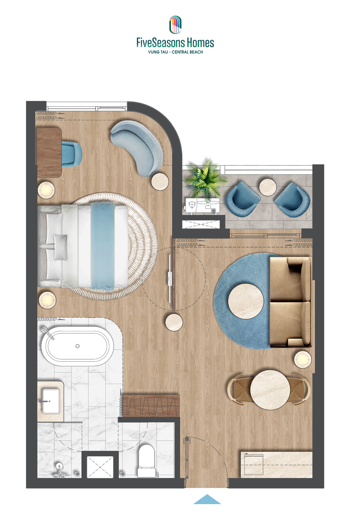 B A2 Can ho Khach san Fiveseasons Homes - Fiveseasons Homes